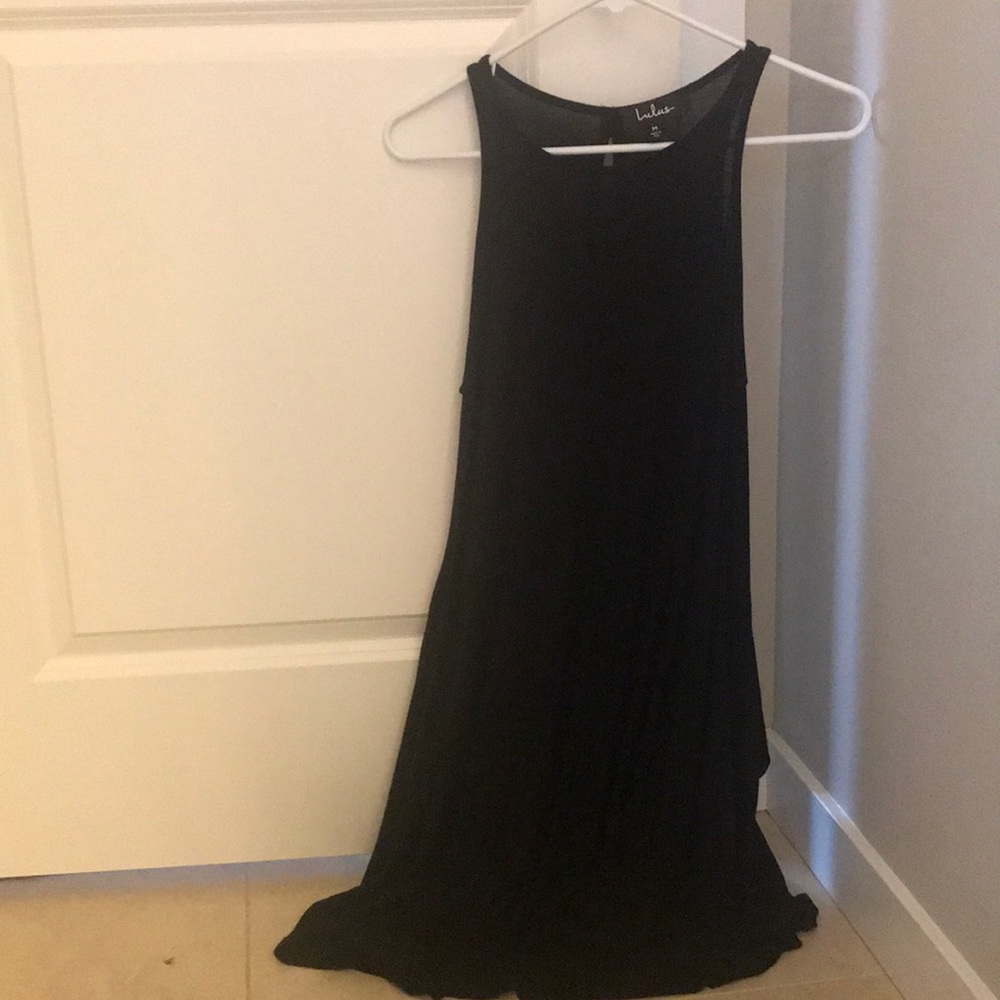 Lulus black shift dress